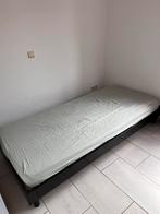 Eenpersoons bed (matras+bed+lattenbodem), Huis en Inrichting, Slaapkamer | Bedden, Ophalen, 90 cm, Eenpersoons, Zwart