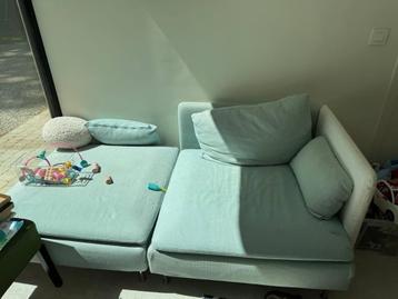 Zetel en poef IKEA Soderhamn, Enlèvement, Utilisé