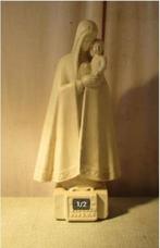 Mooi Oud Beeld van de Maagd Maria met Jezus - 34cm, Antiek en Kunst, Antiek | Religieuze voorwerpen, Ophalen of Verzenden