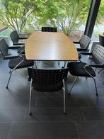 Vergadertafel met 6 stoelen, Huis en Inrichting, Ophalen, Zo goed als nieuw