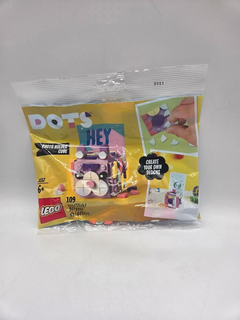 Lego Dots 30557 Photo Holder Cube polybag, Ophalen of Verzenden, Nieuw, Complete set, Lego