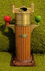 Lot miniatuur scheepstelegraaf, -kompas en -roer te koop., Ophalen of Verzenden, Gebruikt