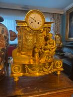 Pendule en bronze slinger aanwezig, Antiek en Kunst, Ophalen