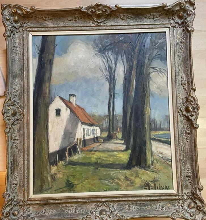 Schilderij - Leo Mechelaere - Oostendse vaart, Antiek en Kunst, Kunst | Schilderijen | Klassiek, Ophalen