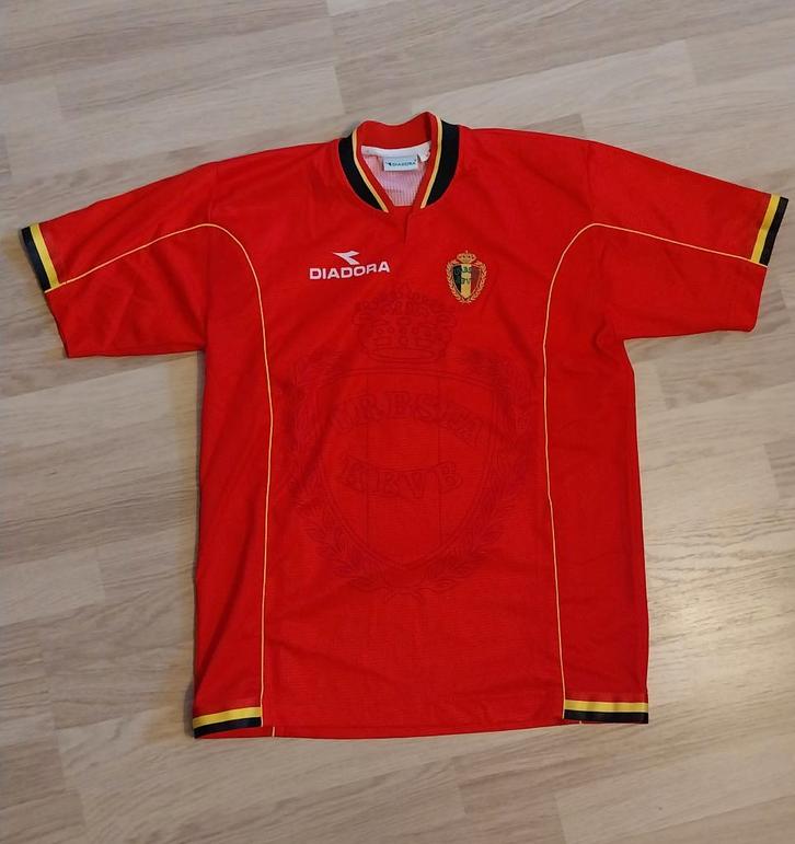 Origineel shirt Rode Duivels Diadora WK 1998, Verzamelen, Sportartikelen en Voetbal, Zo goed als nieuw, Shirt, Ophalen of Verzenden