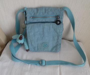 Kipling kleine mintgroene schoudertas + aap beschikbaar voor biedingen