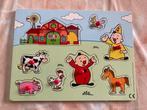 Houten inlegpuzzels Bumba, Ophalen of Verzenden, Zo goed als nieuw, Van hout