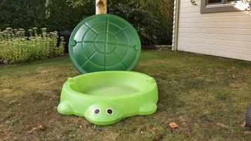 bac à sable « tortue avec couvercle », Enlèvement, Utilisé