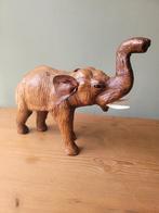 Elephant en cuir couleur camel, Collections, Collections Animaux, Enlèvement ou Envoi, Autres