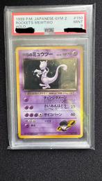 Japanse Rocket’s Mewtwo PSA 9, Hobby en Vrije tijd, Ophalen of Verzenden, Zo goed als nieuw