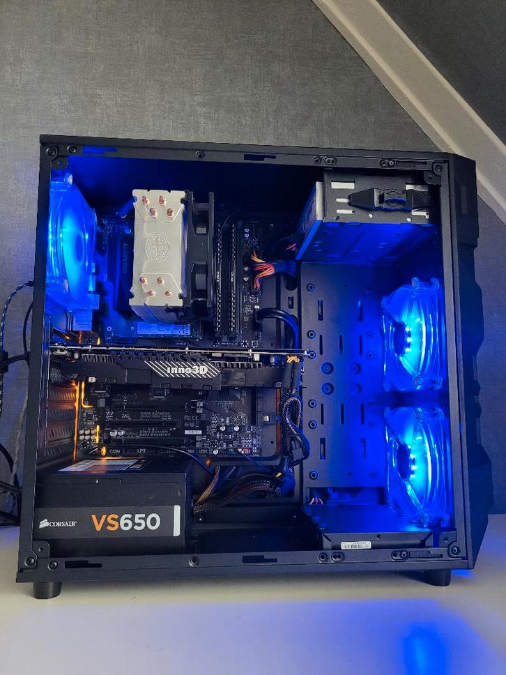 ✅ Game Pc - i7 7700 - Gtx 1080 - 16 GB - SSD ✅, Computers en Software, Desktop Pc's, Zo goed als nieuw, 4 Ghz of meer, HDD, SSD