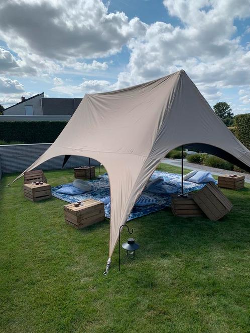 Tent 6x8m - compleet voor tuinfeest - TE HUUR, Tuin en Terras, Partytenten, Zo goed als nieuw, Overige typen, 8 meter of meer