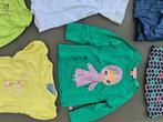 groene longsleeve t-shirt met meisje Kiekeboe 74, Kinderen en Baby's, Ophalen of Verzenden, Zo goed als nieuw, Meisje