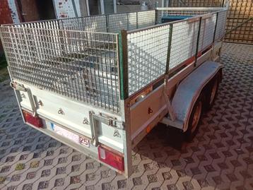 Geremde aanhangwagen 2000kg, Auto diversen, Aanhangers en Bagagewagens, Ophalen, Gebruikt