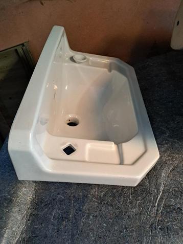 Porseleinen lavabo /Wasbak, Enlèvement, Neuf, Lavabo