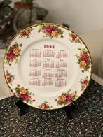 Royal Albert bord met kalender van 1998 (Old Country Roses), Antiek en Kunst, Ophalen of Verzenden