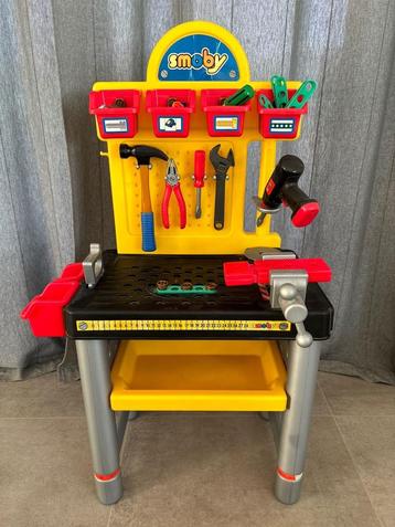 Etabli pour enfant Smoby + outils Facom, Enlèvement, Utilisé