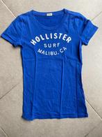 T-shirt Hollister blauw - maat XS, Manches courtes, Enlèvement ou Envoi, Taille 34 (XS) ou plus petite, Porté