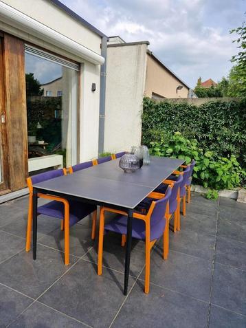 Gebogen Vintage stoelen 8 stuks/600 euro, Wilhelm Ritz 1960  beschikbaar voor biedingen