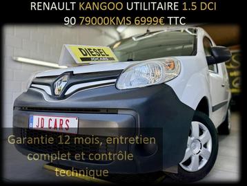 RENAULT KANGOO 1.5 DCI 90 UTILITAIRE ‼️GARANTIE 1 AN CTOK‼️ beschikbaar voor biedingen