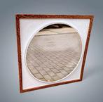 Alfred Hendrickx Vintage wandspiegel voor Belform 1960's, Ophalen, Rond