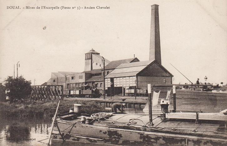 1900 - FRANKRIJK - Flers-en-Escrebieux: Mines Escarpelle, Verzamelen, Postkaarten | Buitenland, Ongelopen, Frankrijk, Voor 1920