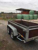 Aanhangwagen dubbel as750kg, Ophalen of Verzenden, Zo goed als nieuw