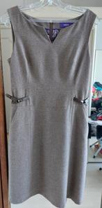 robe hiver brune chevron, bride cuir réglable,décol V 38/40, Vêtements | Femmes, Enlèvement ou Envoi, Comme neuf, Taille 38/40 (M)