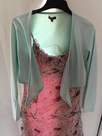 Robe d'été rose S. OLIVER 38 avec top bleu Street One One  beschikbaar voor biedingen