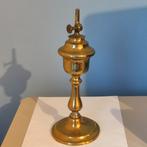 Ancienne lampe à huile minérale Gardon brevetée SGDG rare, Antiek en Kunst, Antiek | Kandelaars, Verzenden