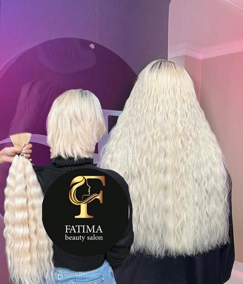 Actie hair extensions remy human hair 40cm, Handtassen en Accessoires, Uiterlijk | Haarverzorging, Nieuw, Ophalen