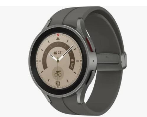 Samsung Galaxy Watch5 Pro, Handtassen en Accessoires, Smartwatches, Gebruikt, Android, Zwart, Afstand, Calorieverbanding, Conditie