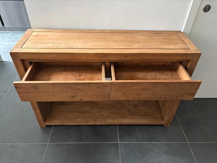 Belle commode en teck recyclé, Maison & Meubles, Armoires | Commodes, Comme neuf, Moins de 100 cm, 100 à 150 cm, 25 à 50 cm, Teck
