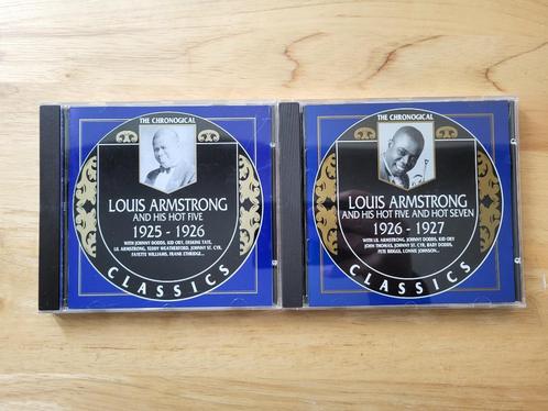 Lot 2 CD « The Chronological Louis Armstrong », CD & DVD, CD | Jazz & Blues, Comme neuf, Jazz, Avant 1940, Enlèvement