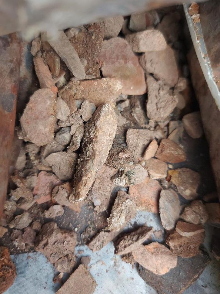 Siergrind Minensplit 16/25, Tuin en Terras, Grind, Keien en Split, Zo goed als nieuw, Grind, Rood, Kalksteen, Ophalen