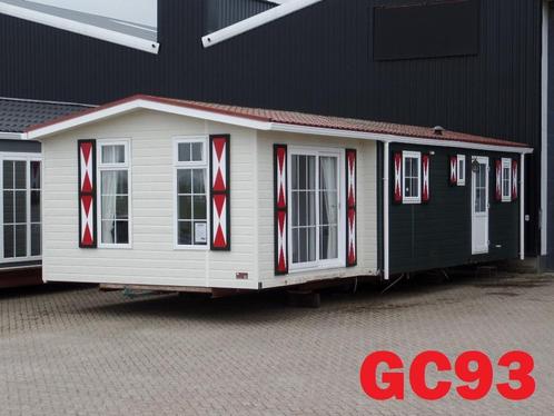 Keurig MAAT chalet met dubbel glas en CV te koop, Caravans en Kamperen, Stacaravans, tot en met 4, Ophalen