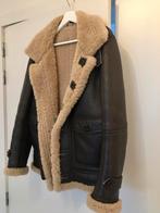 Lederen Shearling Jacket, Ophalen of Verzenden