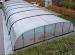 Telescopische zwembadoverkapping (14m x 6m x 1,75m), Tuin en Terras, Zwembad-toebehoren, Ophalen, Gebruikt, Afdekzeil