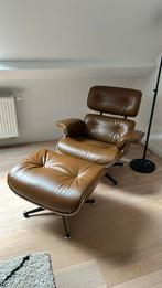 Lounge Chair + Hocker, Comme neuf, Enlèvement