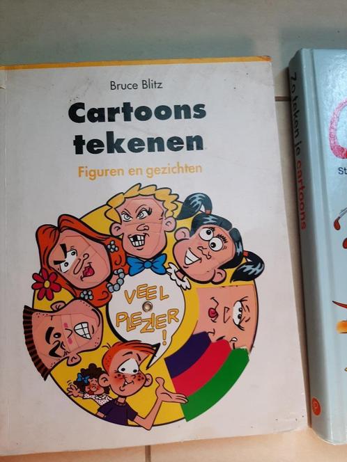 2 handige boeken voor het leren van het tekenen van cartoons, Hobby & Loisirs créatifs, Dessin, Utilisé, Livre ou Guide, Enlèvement ou Envoi