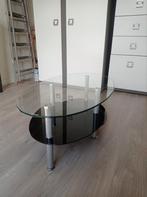 Table basse en verre, Maison & Meubles, Tables | Tables de salon, 100 à 150 cm, Ovale, 50 à 100 cm, Utilisé