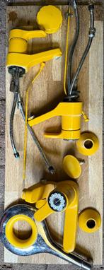Ensemble mitigeurs lavabo douche grohe eurodisc alt jaune, Enlèvement, Utilisé, Robinet
