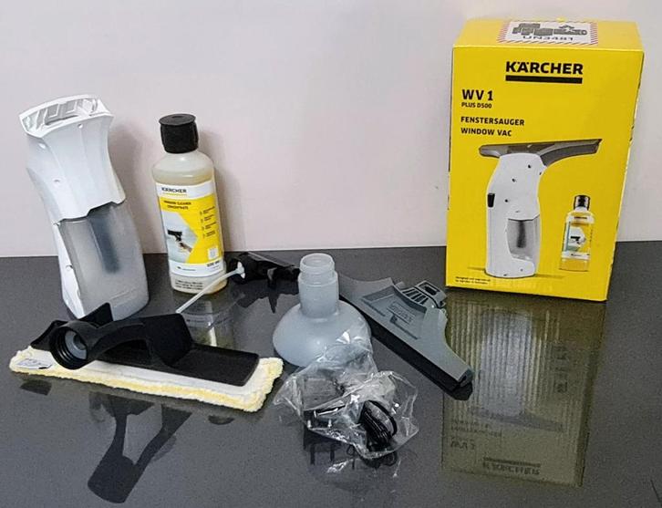KARCHER WV1 Plus D500 Raamreiniger – Nieuw, Huis en Inrichting, Schoonmaakartikelen, Raamwisser of Trekker, Ophalen of Verzenden