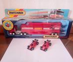 Matchbox Race Car Transporter Ferrari (K136), Verzenden, Zo goed als nieuw, Bus of Vrachtwagen, Matchbox