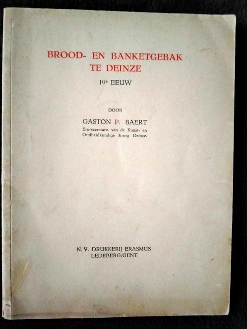 Brood- en banketgebak te Deinze 1949, Boeken, Geschiedenis | Stad en Regio, Ophalen of Verzenden