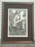 lithographie antwerpen signe daniel winckelmans, Ophalen of Verzenden