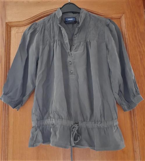 Mexx - blouse - antra - maat 36/38 - € 1.50, Kleding | Dames, Blouses en Tunieken, Gedragen, Maat 36 (S), Grijs, Verzenden