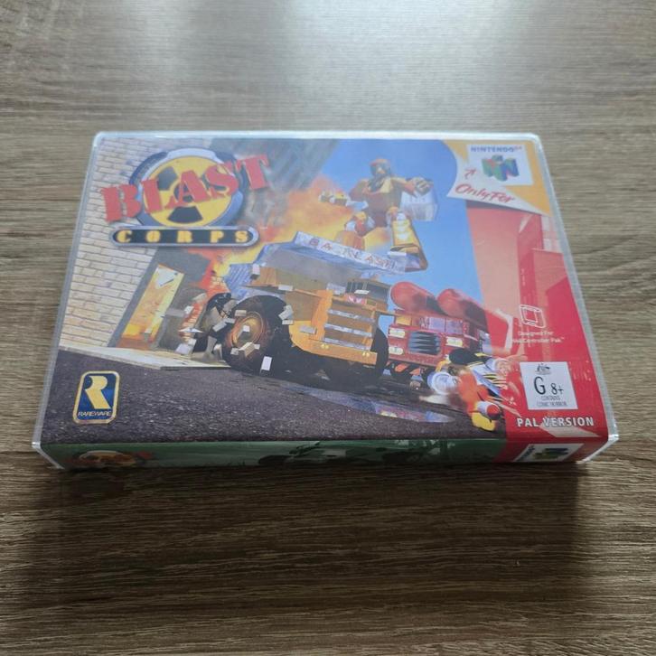 Blast Corps N64 Game Case (2), Games en Spelcomputers, Games | Nintendo 64, Zo goed als nieuw, Verzenden