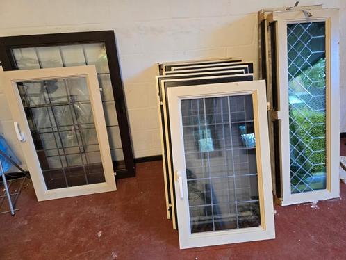 Glas in lood ramen. Zie details beschrijving, Doe-het-zelf en Bouw, Raamkozijnen en Schuifdeuren, Gebruikt, Ophalen
