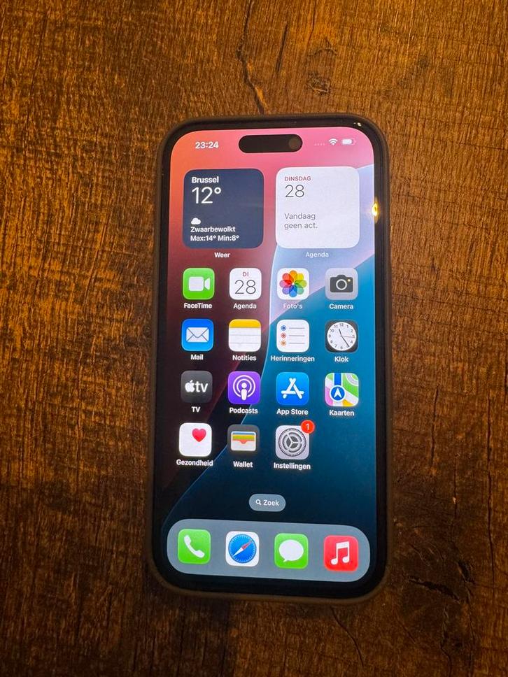 Apple iPhone 16 - Space Black - 128GB - Nieuwstaat!, Telecommunicatie, Mobiele telefoons | Apple iPhone, Zo goed als nieuw, iPhone 16